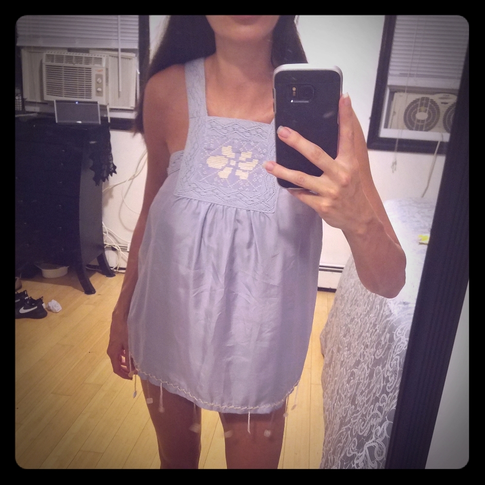 Baby doll silk top XS